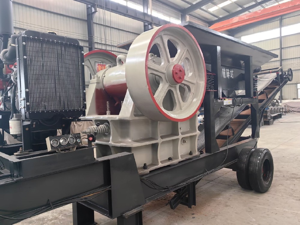 輪胎式移動破碎站